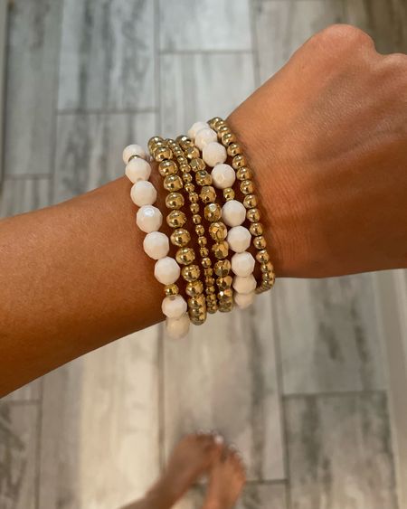 Cutest bracelet stack, bracelets, jewelry 

#LTKstyletip #LTKsalealert #LTKfindsunder50