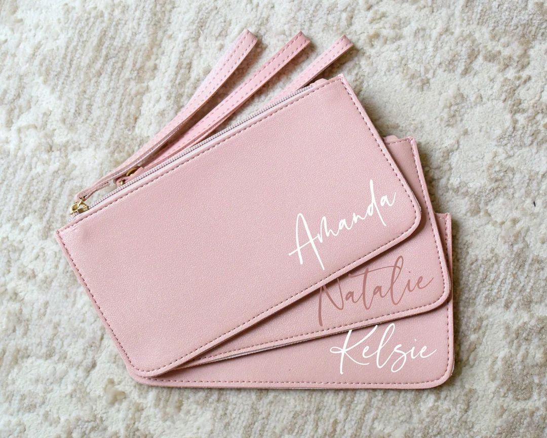 Personalized Clutch Bag with Name| Bridesmaid Gift | Personalized Gift for Women | Personalized M... | Etsy (US)