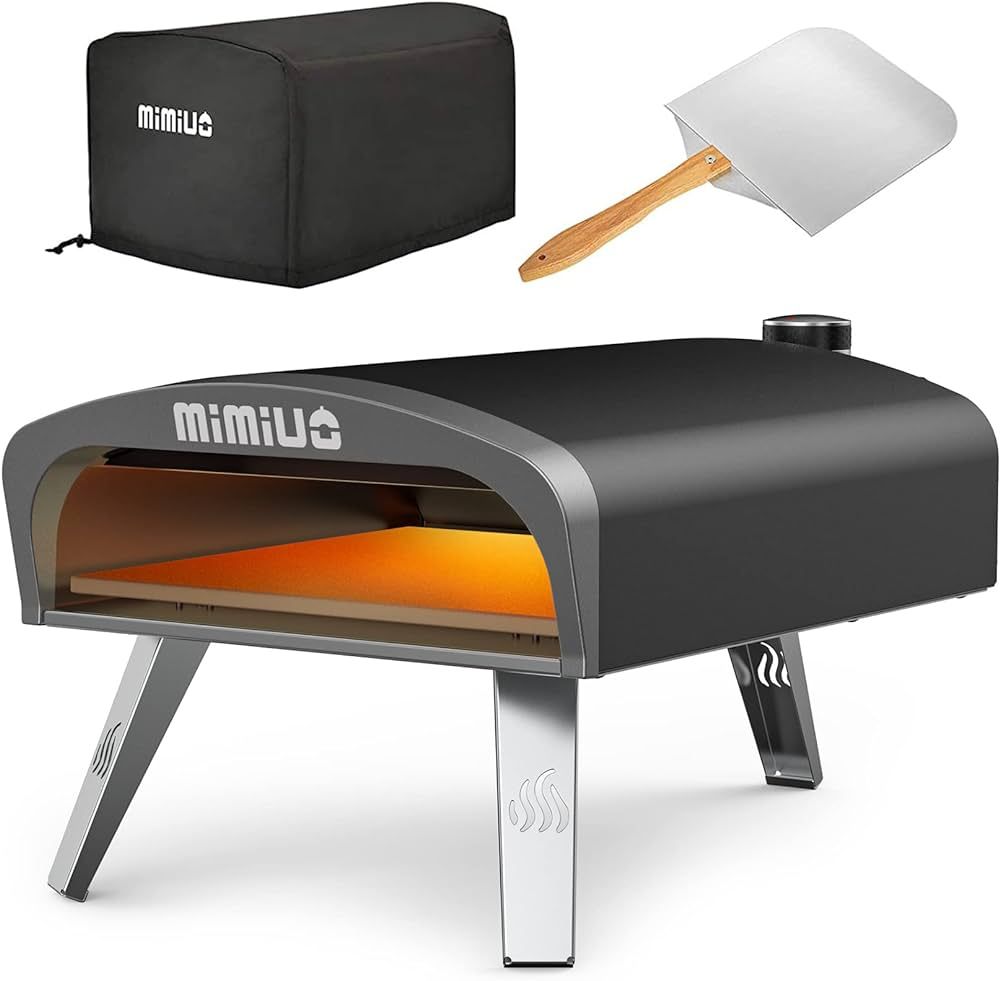 Mimiuo Outdoor Gas Pizza Oven - Portable Propane Pizza Ovens for Outside - Professional Pizza Sto... | Amazon (US)