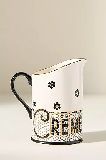 Bistro Tile De La Creme Creamer | Anthropologie (US)