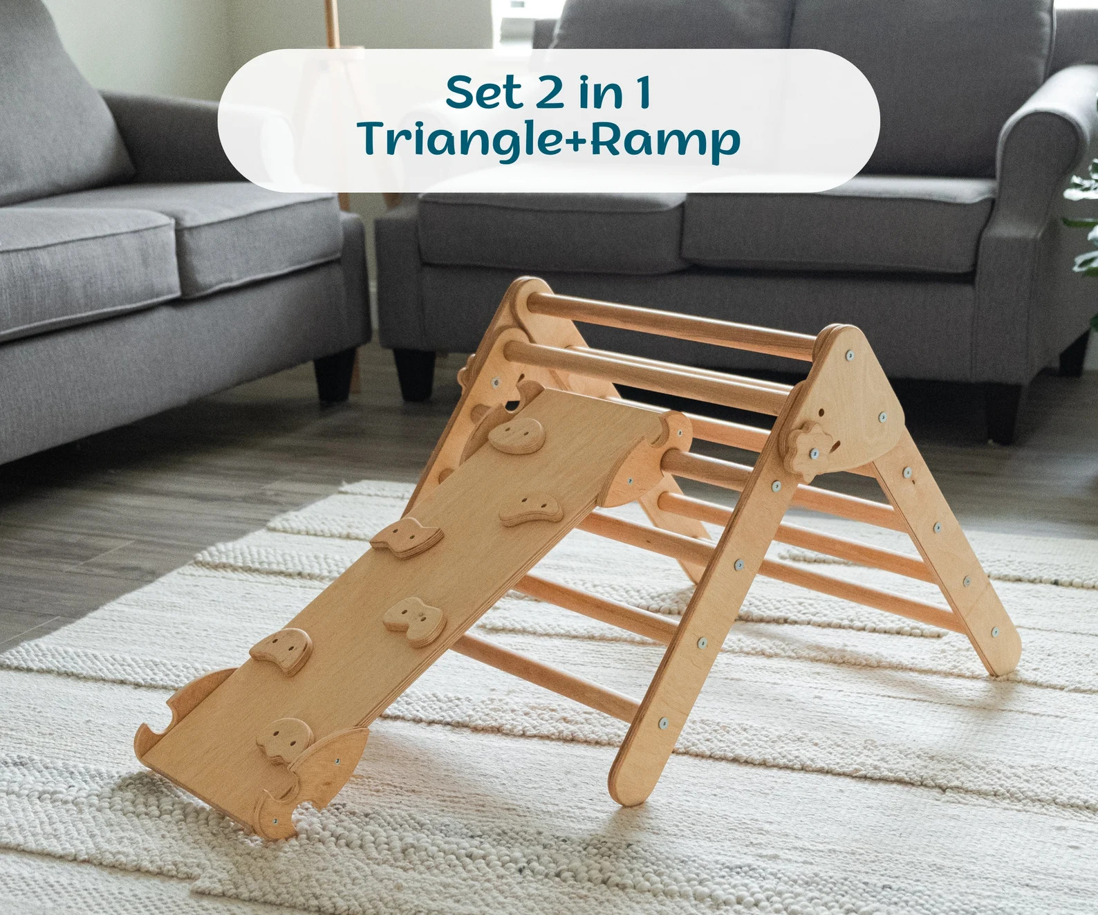 Climbing Set, Indoor playground, Montessori climber, Piklers triangle set, Climbing arch, Toddler... | Etsy (US)