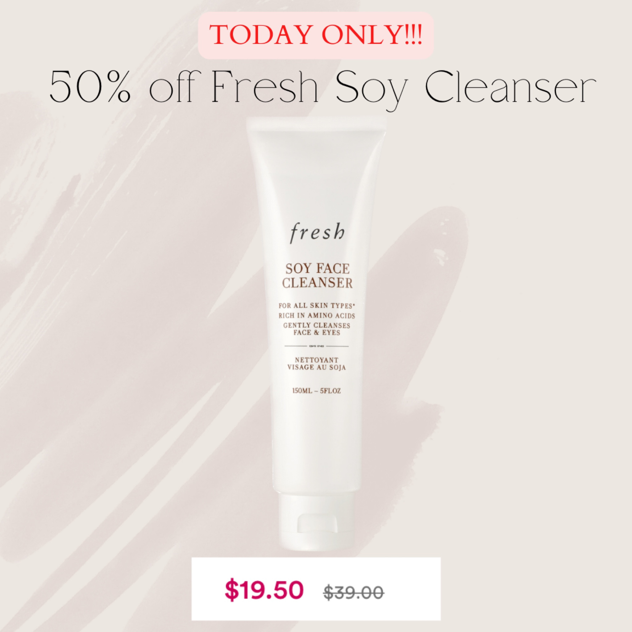 The BEST face cleanser. Especially good at getting all your makeup off. Been a staple in my routine for years now. 50% off today only at Ulta!

#LTKsalealert #LTKfindsunder50 #LTKbeauty