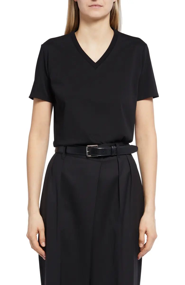 The Row Dop V-Neck Cotton Jersey T-Shirt | Nordstrom | Nordstrom