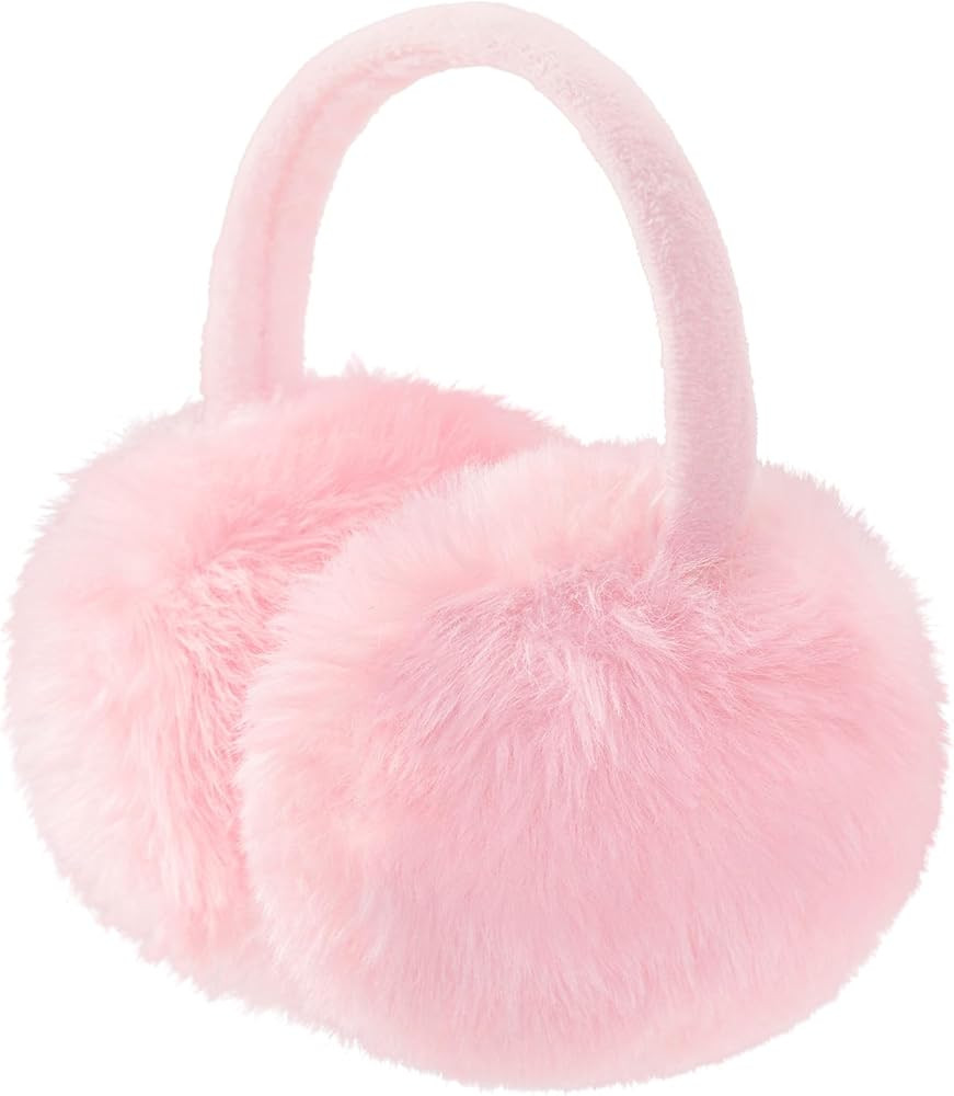 FSTEOE Winter Ear Muffs Women Warm Earmuff Girls Ear Warmers Soft Plush Outdoor Adjustable Ear Co... | Amazon (US)