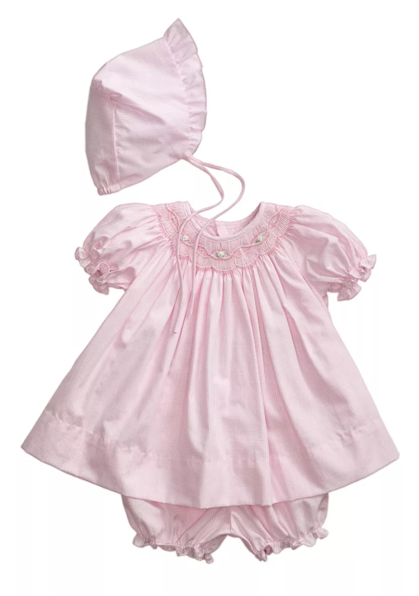 Baby Girls Smocked Gingham Dress | Belk