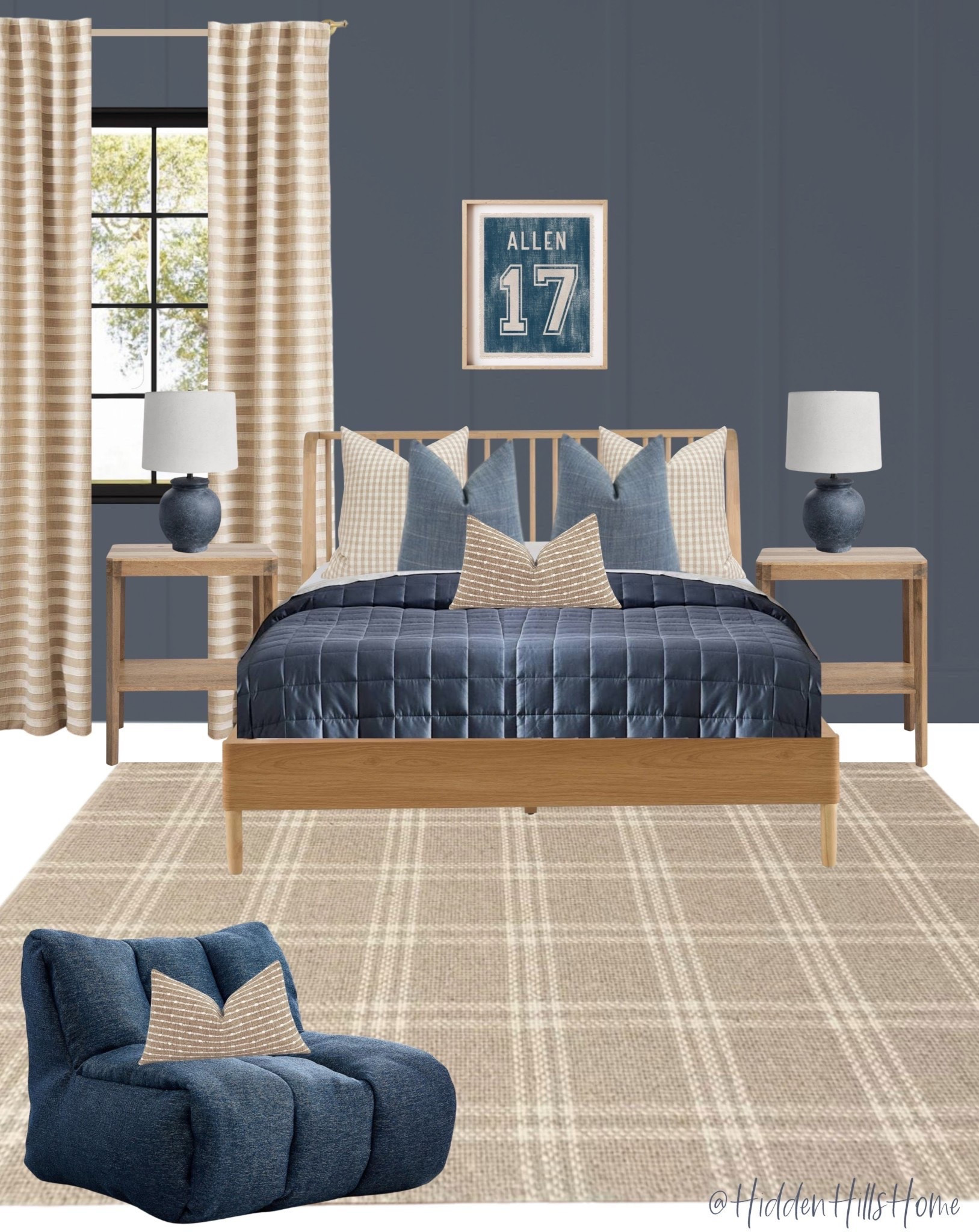Teen boys bedroom decor ideas, masculine bed decor mood board, home decor, boys room design, bedding #boysroom

#LTKSaleAlert #LTKHome #LTKKids