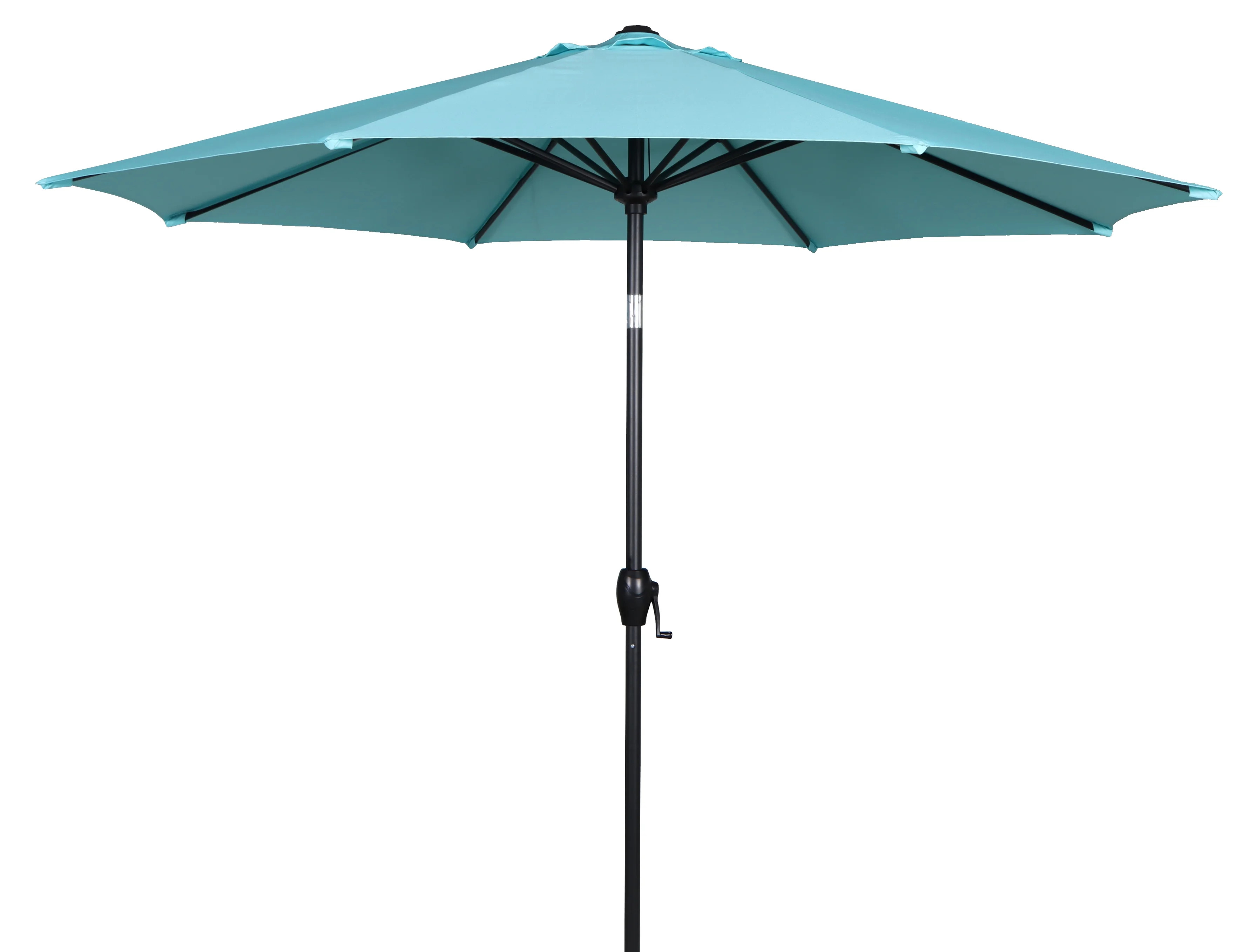 Mainstays 9Ft Round Market Patio Umbrella- Aqua | Walmart (US)