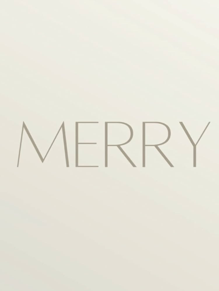 Merry: Christmas Decorative Coffee Table book for Stacking and Shelf Accent | Amazon (US)