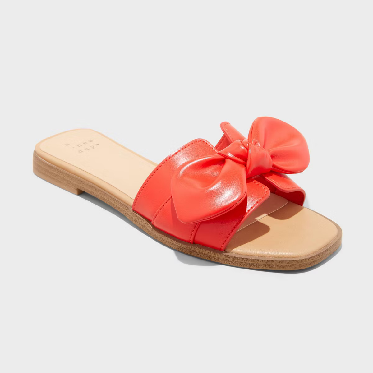 Women's Maple Bow Flat Sandals - A New Day™ | Target