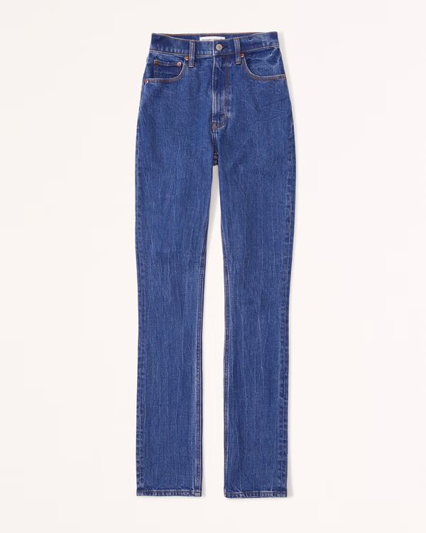 Ultra High Rise 90s Slim Straight Jean | Abercrombie & Fitch (US)