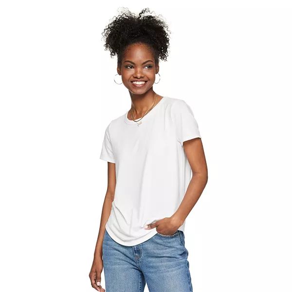 Juniors' SO® Favorite Crewneck Short Sleeve Tee | Kohl's