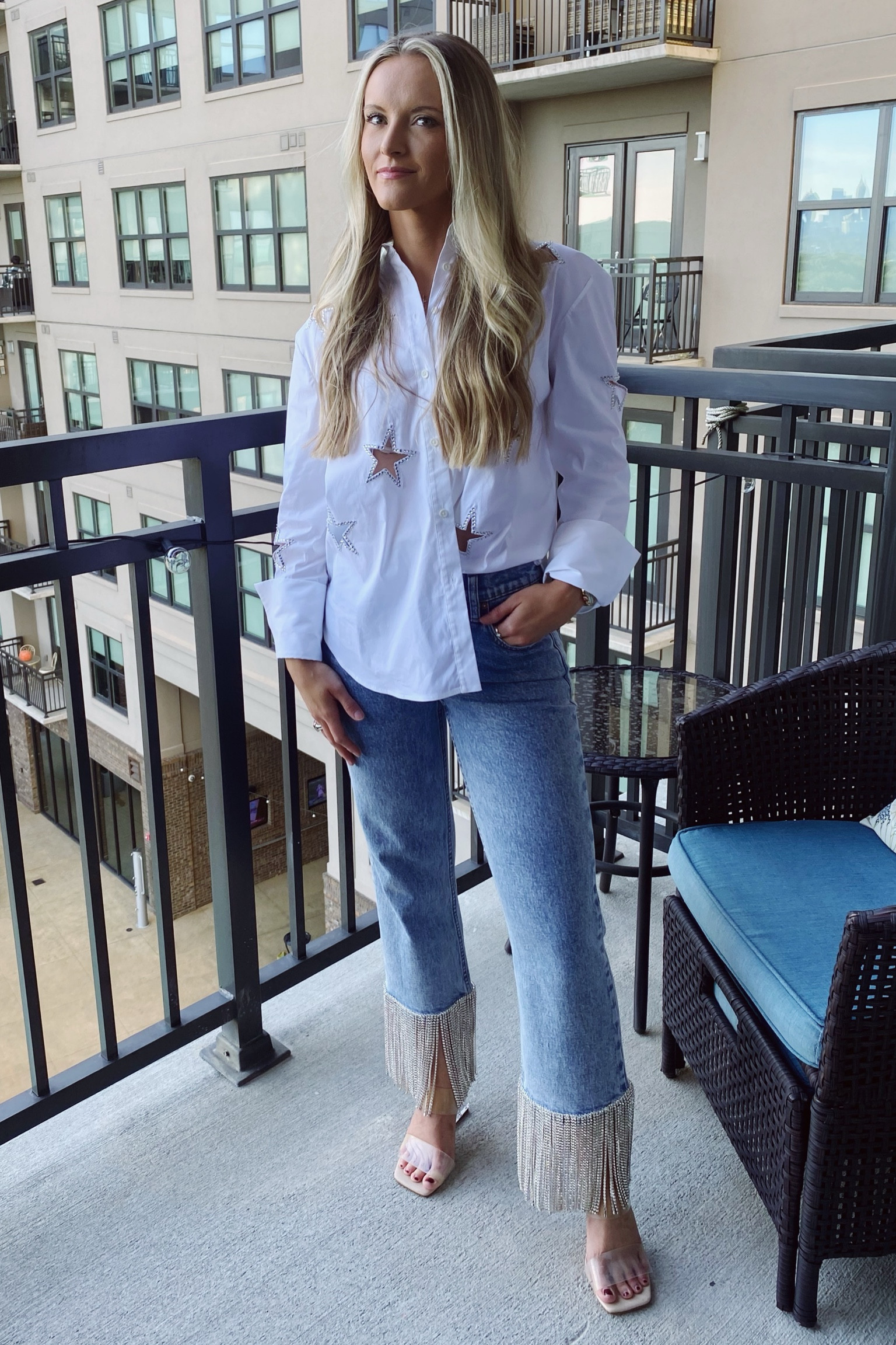 in love with the outfit I wore to see THE King George Strait! 🤩

#LTKparties #LTKshoecrush