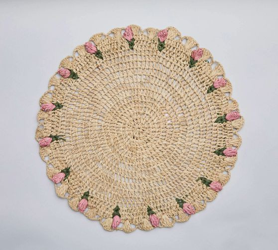 Tulip Edged Handwoven Placemat, Set of 4 | Pottery Barn (US)