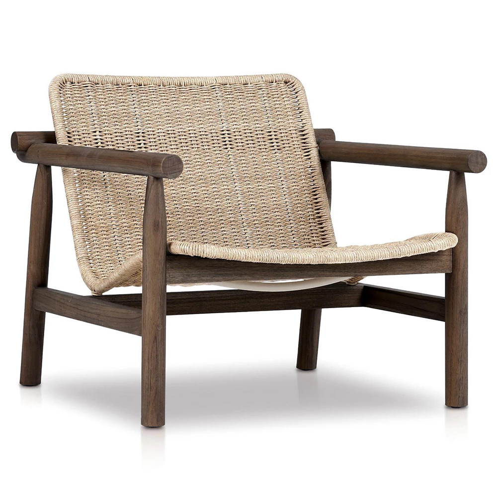 Amber Lewis x Four Hands Dume Outdoor Lounge Chair by Four Hands at Lumens.com | Lumens