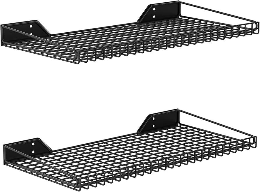 WALMANN 2 Pack Garage Wall Shelf, 23.5" x 12" Wall Mounted Storage Shelves for Garage, Closet, La... | Amazon (US)