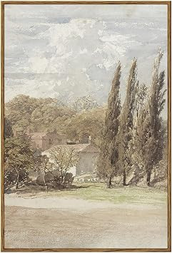 InSimSea Framed Canvas Prints Art Vintage Decor, Gardens Classical Scenery Paintings, Large Print... | Amazon (US)