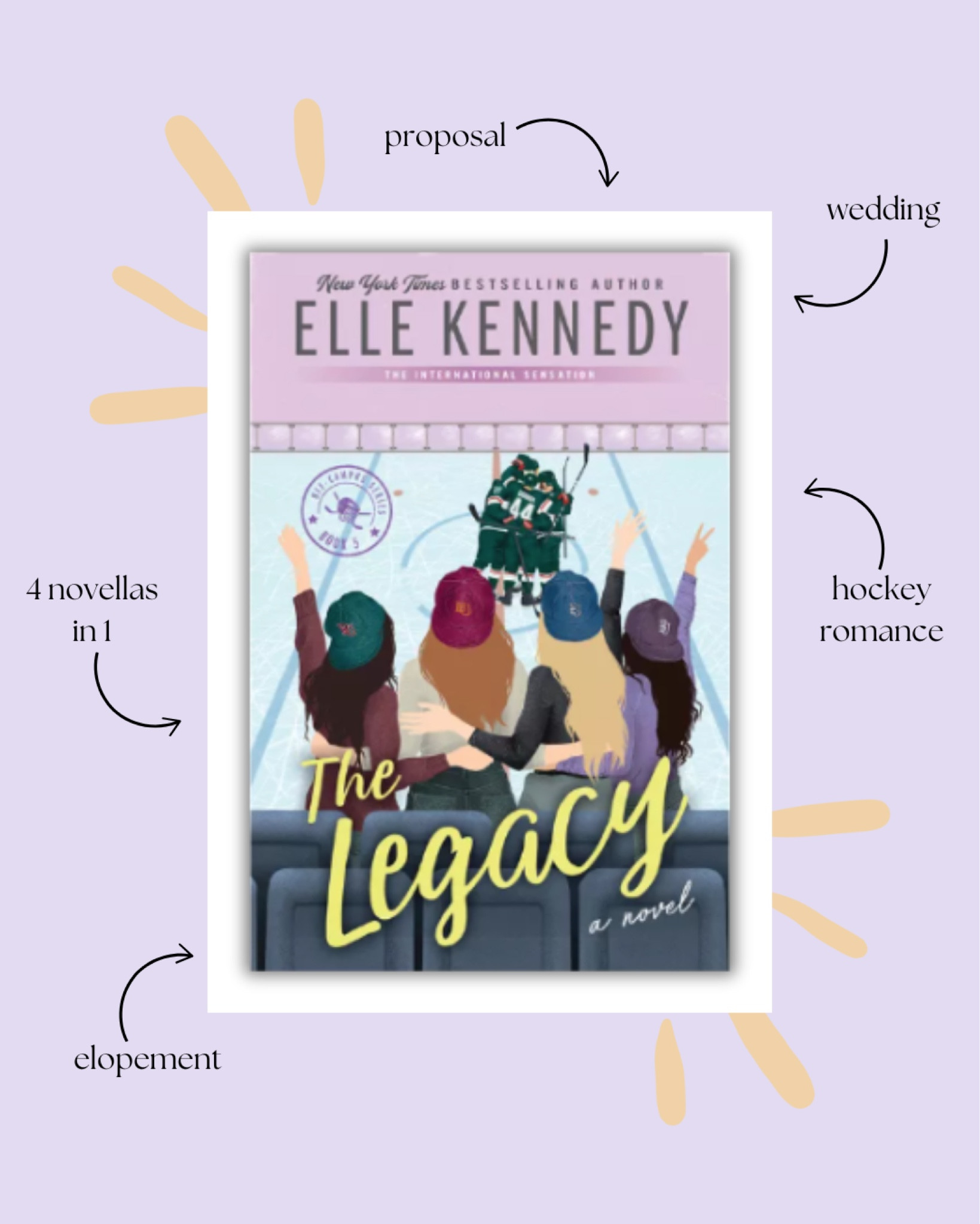 Check out The Legacy in the Off-Campus book series by Elle Kennedy

Hockey Romance, books, the deal, the mistake, the score, the goal, booktok 

#book #hockeyromance 

#LTKtravel #LTKgiftguide #LTKsale