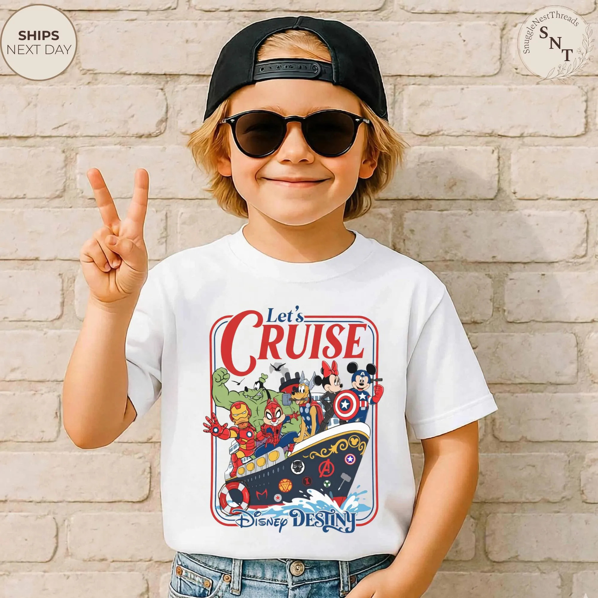 Disney Destiny Cruise Shirt, Kids Adults Marvel Disney Matching, Family Vacation Graphic Sweatshirt, Let's Cruise Mickey Avengers | Etsy (Global)