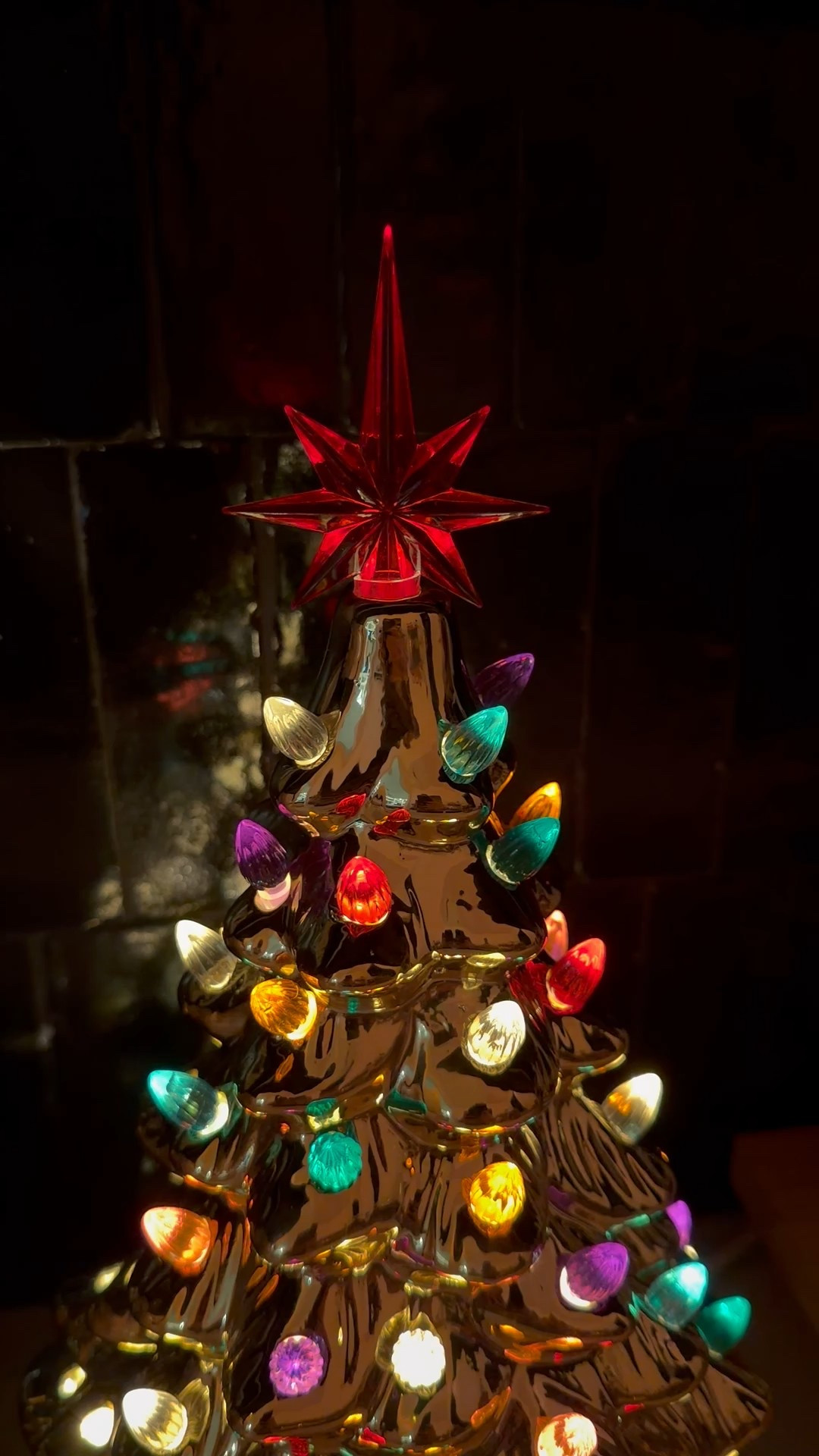 Highly recommend this gorgeous nostalgic ceramic Christmas tree! 🎄 comes with clear lights too! 

#LTKHoliday #LTKSeasonal #LTKHome
