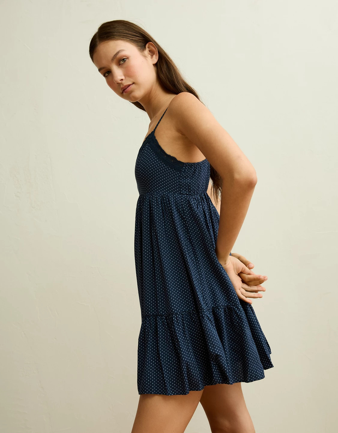 AE Babydoll Slip Mini Dress | American Eagle Outfitters (US & CA)