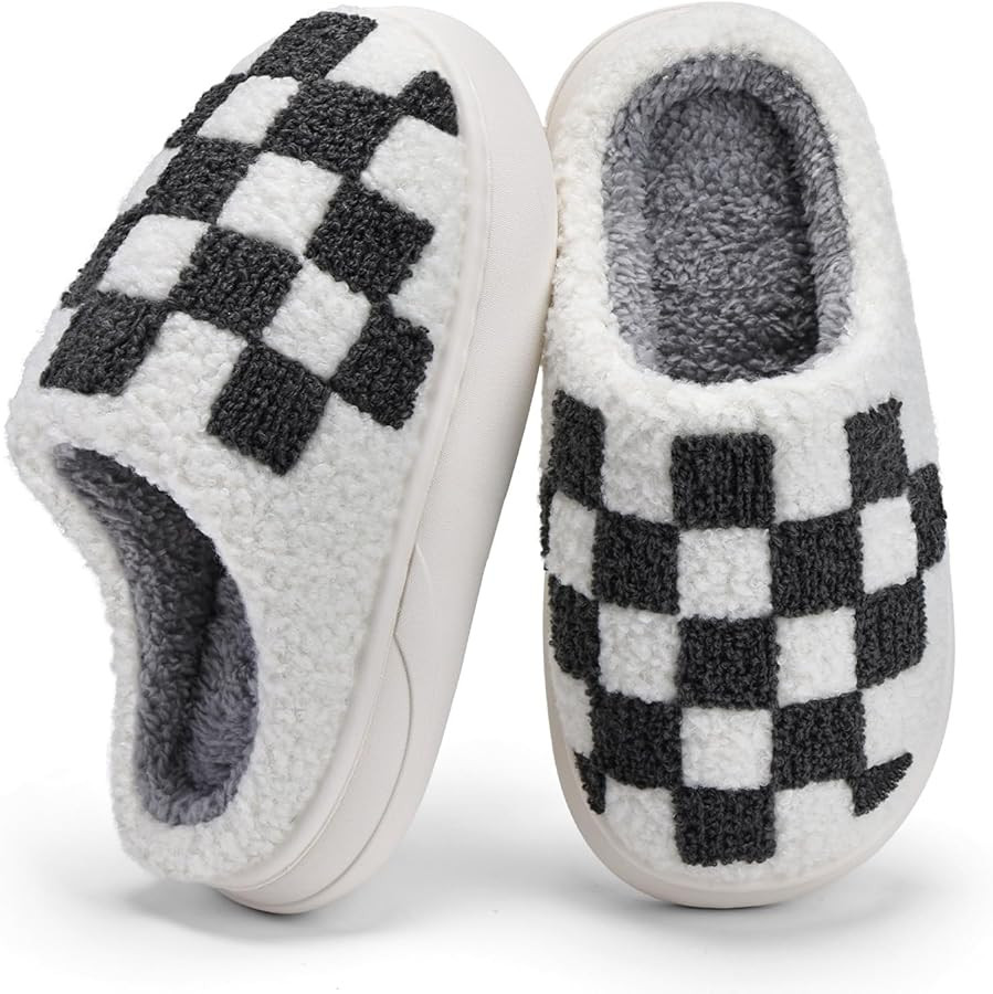 IceUnicorn Kids Slippers Boys Girls Warm Soft Plush Memory Foam House Slippers Big Little Kids No... | Amazon (US)