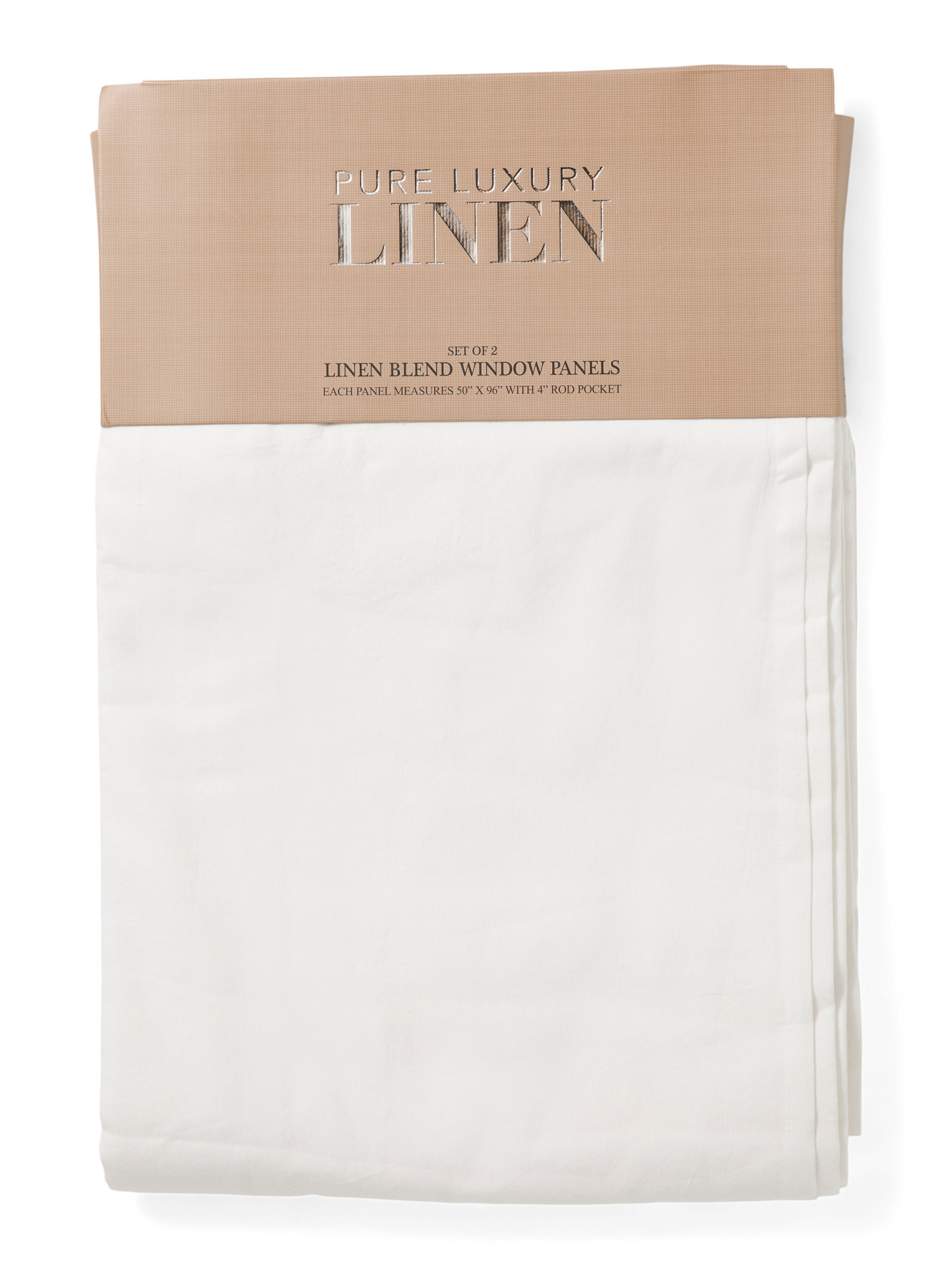 Set Of 2 Linen Blend Curtains | TJ Maxx