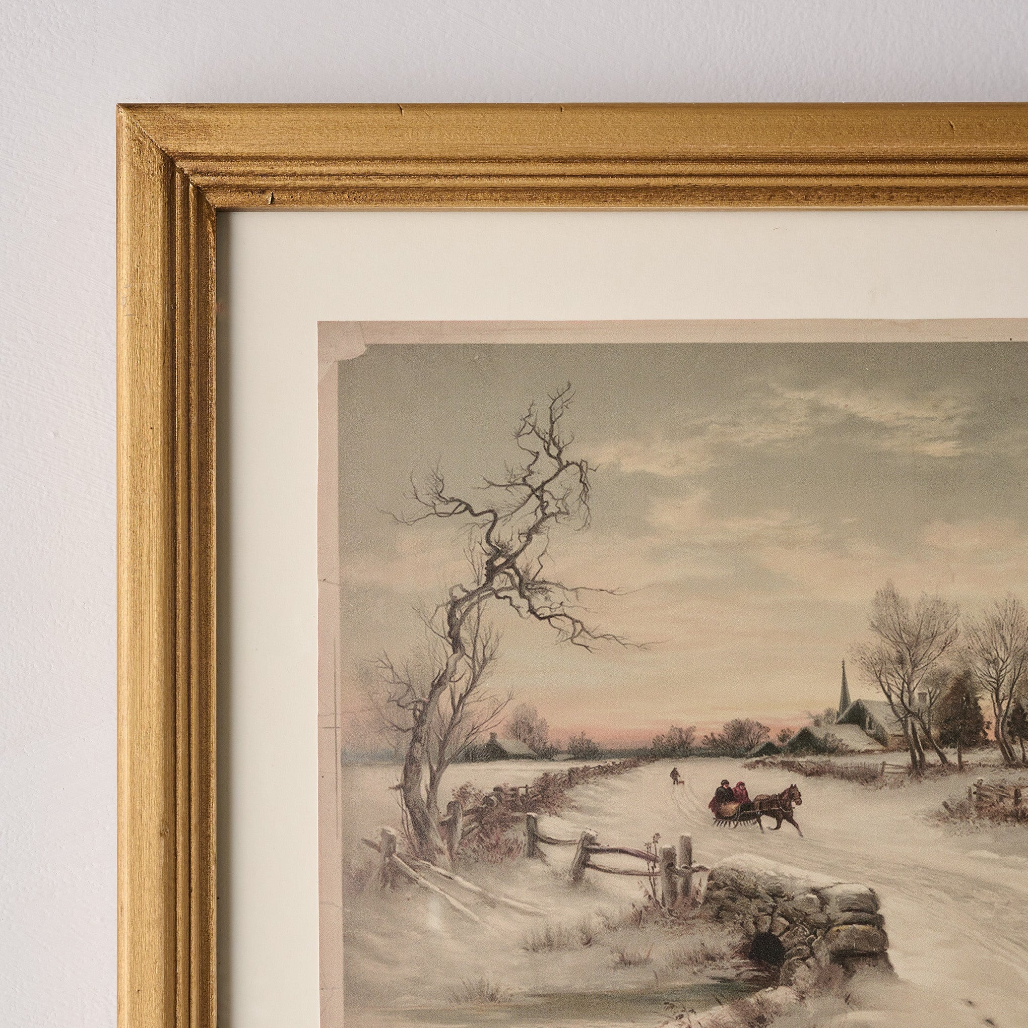 Vintage Christmas Morn Framed Print | Magnolia