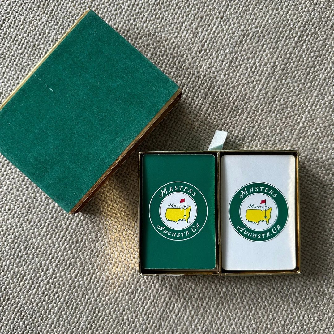 The Master's Golf Tournament Playing Card Set - Etsy | Etsy (US)