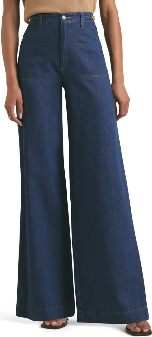 The Fancy Mischa Super High Waist Wide Leg Jeans | Nordstrom Rack