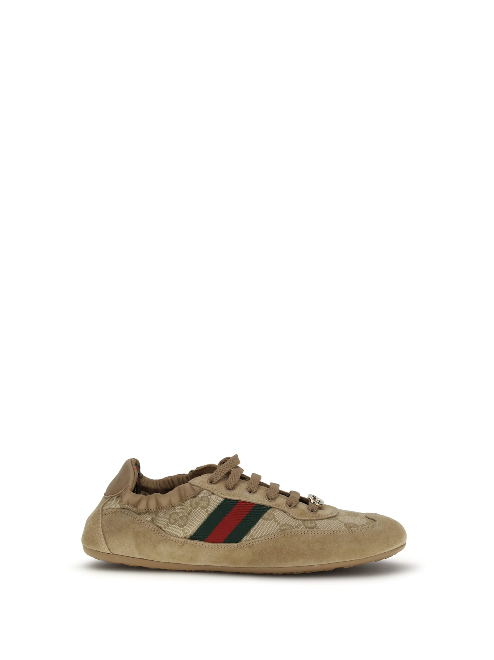 Gucci Shift Sneakers In Gg Fabric And Leather | Italist.com US