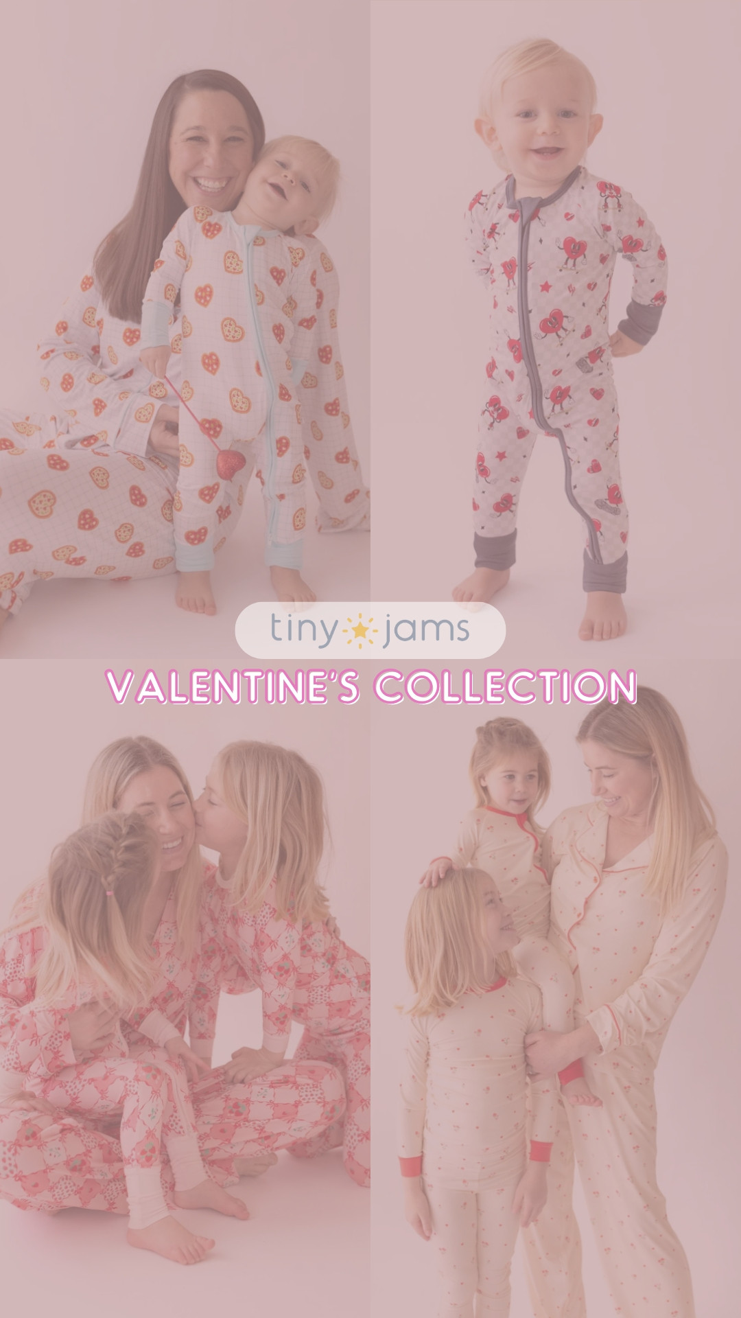 Tiny Jams Valentine's Day collection is officially live!  

 #LTKValentine #LTKBaby #LTKKids