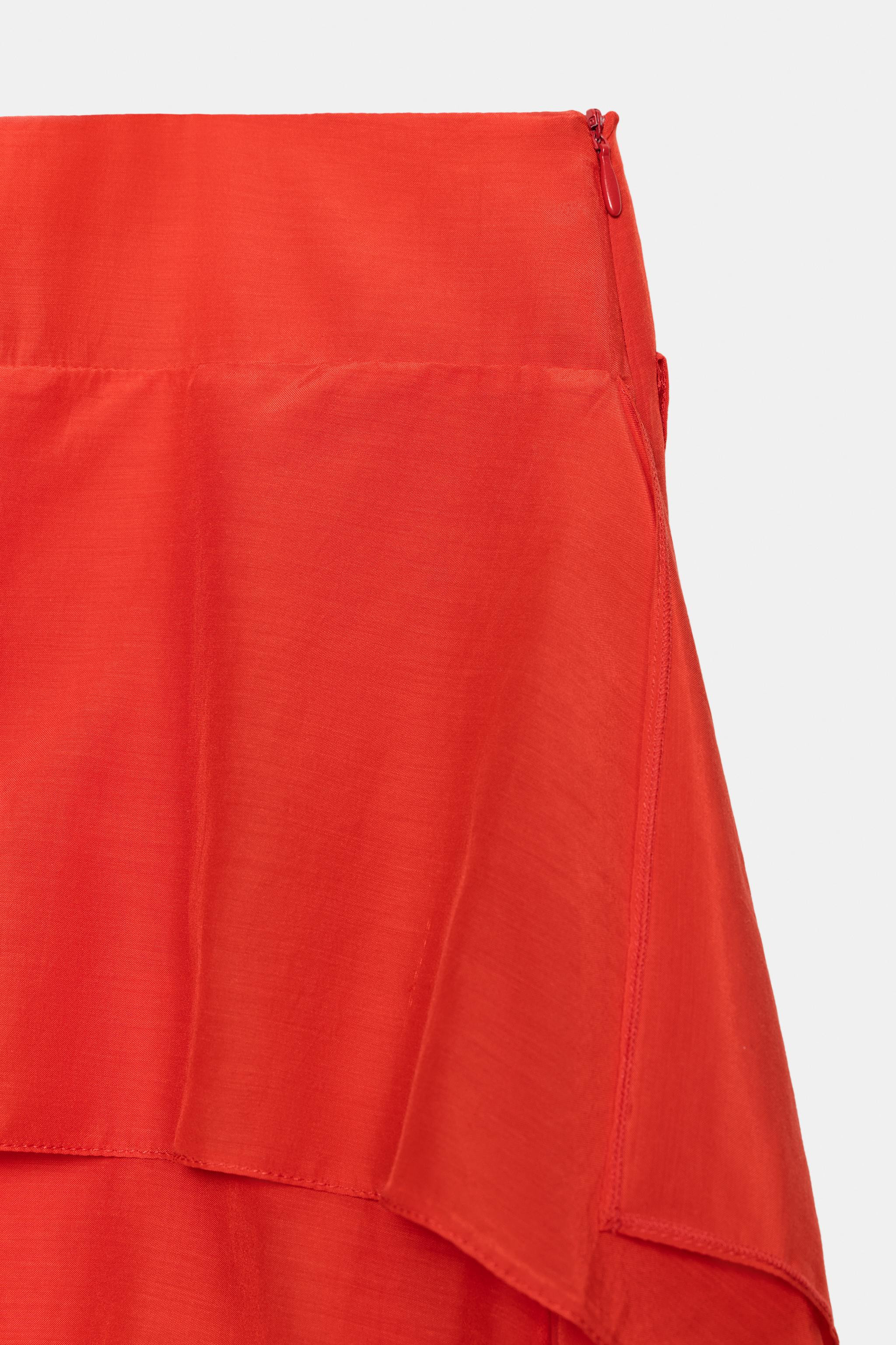 ZW COLLECTION RUFFLED SKIRT | Zara US