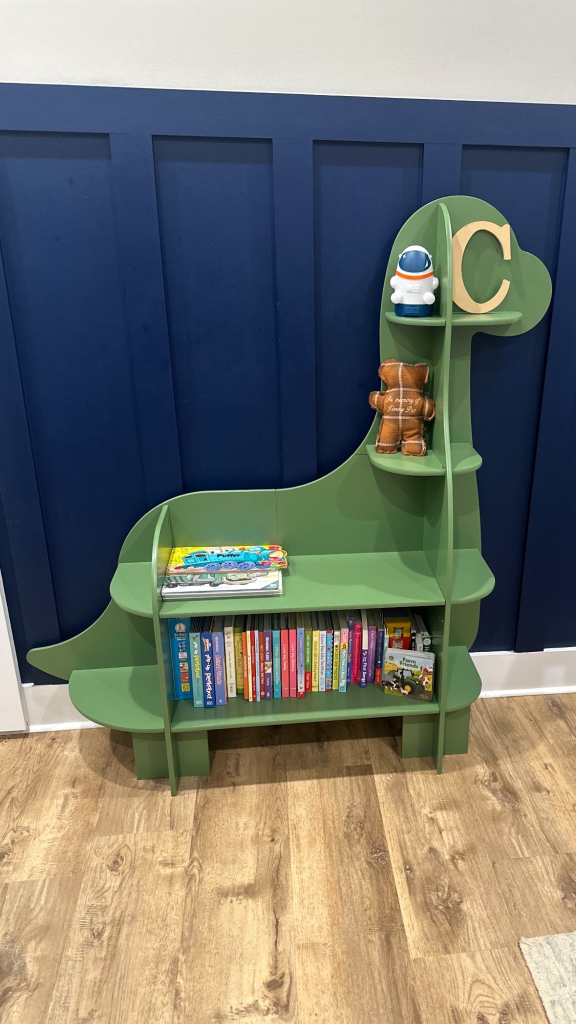 The cutest dinosaur bookshelf we just put together for our toddler’s bedroom! 

#LTKFamily #LTKKids #LTKHome