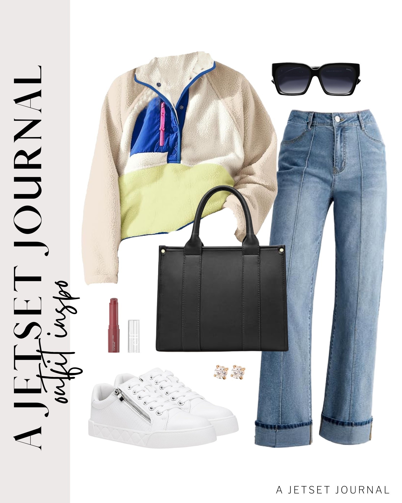 I'm loving this cozy sweater, perfect for any casual outfit. Pair it with these cool sunglasses and you're good to go!
sherpa pullover sweater, white sneakers, elf lip shine, weekend style, fall fashion, beauty must have, Amazon finds, comfy outfit, functional bag, affordable style, seasonal favorites, fall outfit idea

#LTKFindsUnder50 #LTKU #LTKSeasonal