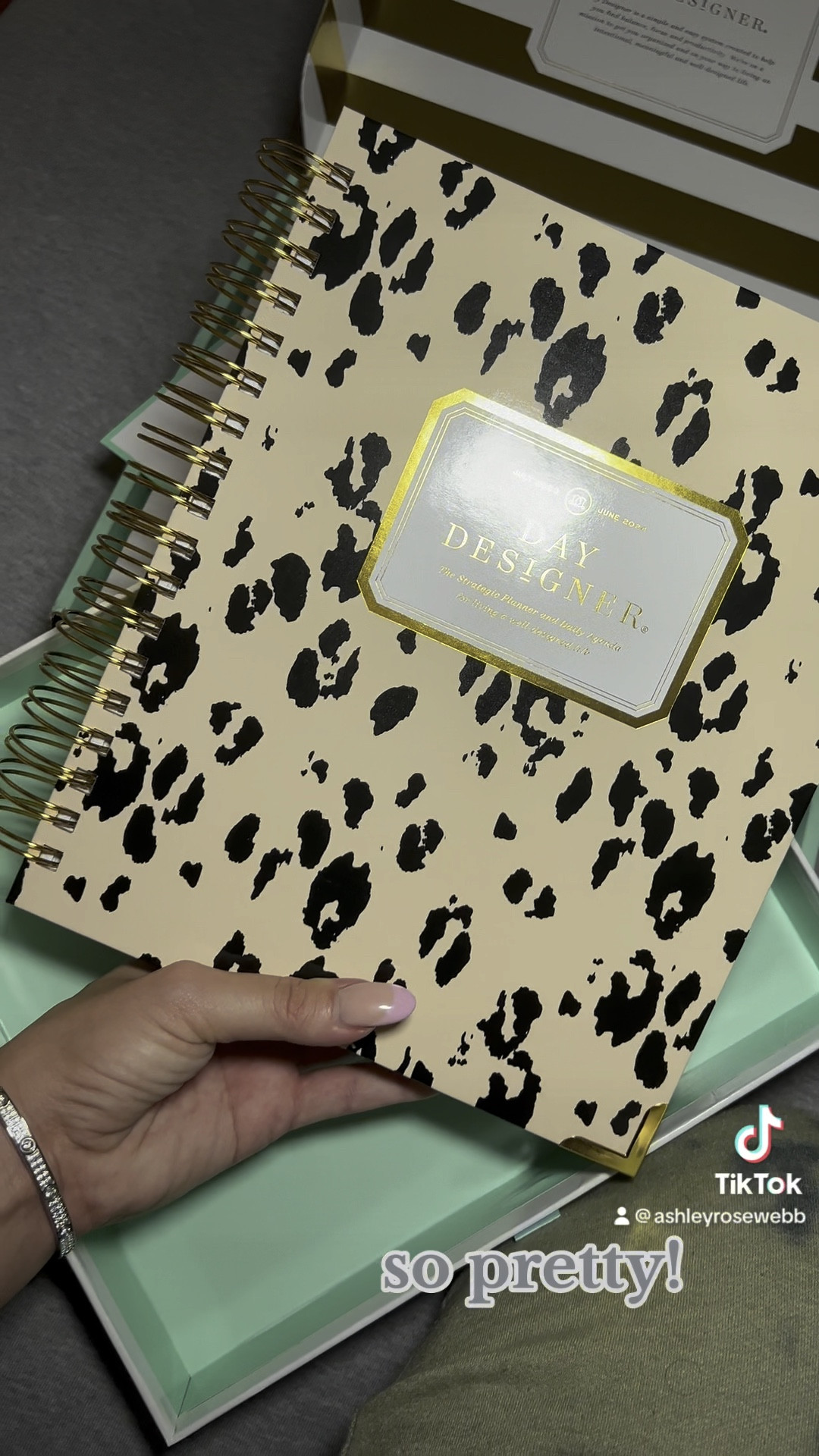 DAY DESIGNER | 2024 Daily Planner - Painted Leopard