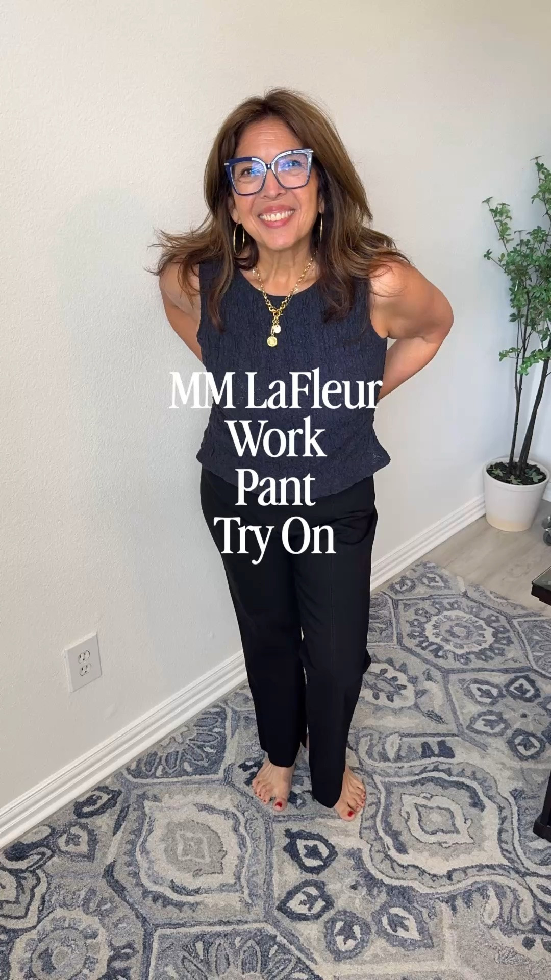 Work Pant Try On from MM LaFleur. This is one of my go to brands for professional women who don’t want to worry about dry cleaning. This brand has quality products you can wash and wear for years and they stand the test of time. Classic pieces that flatter. ￼
These pants are lightweight and comfortable. Perfect for work or weekend. Run true to size

#LTKootd #LTKWorkwear #LTKOver40