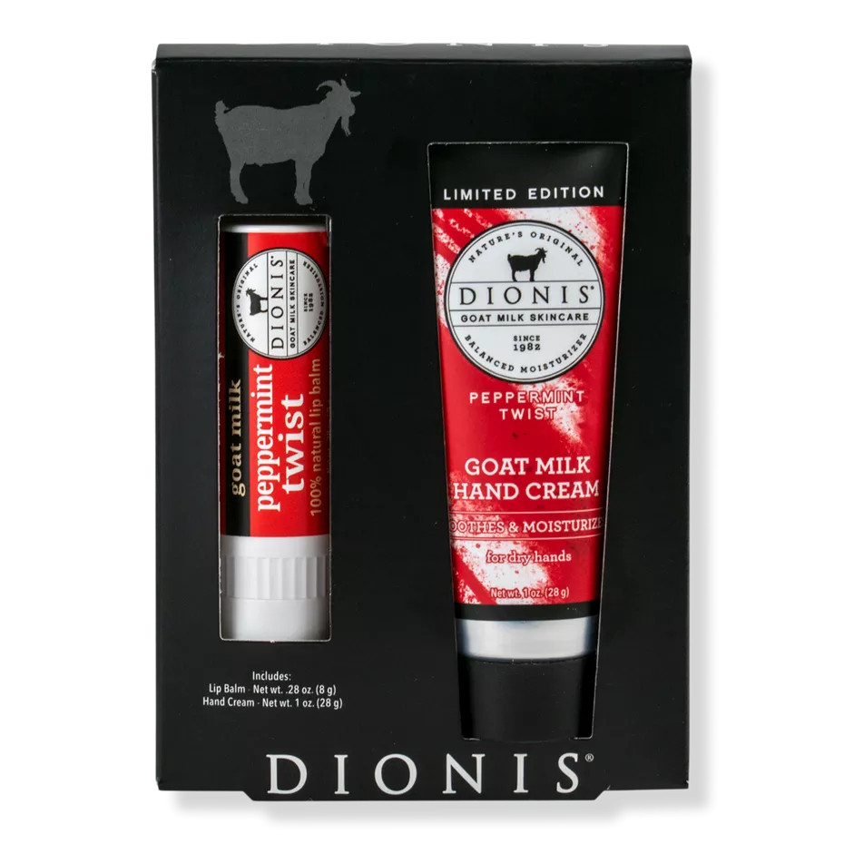 Peppermint Goat Milk Hand Cream & Lip Balm Gift Set | Ulta