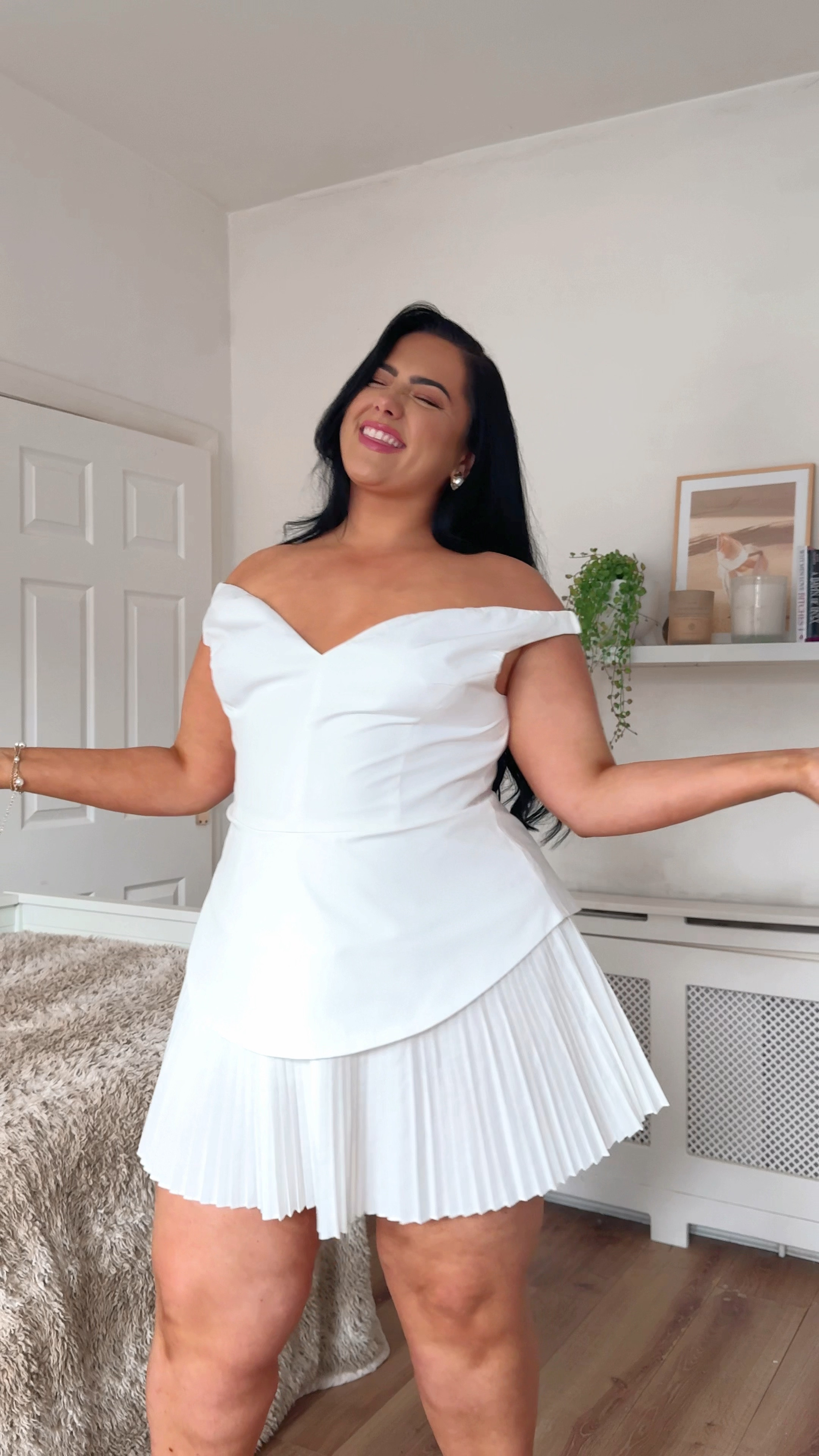 Perfect White Mini Dress ✨🎾👟

#LTKmidsize #LTKplussize #LTKcurves