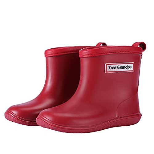 Tree Grandpa Toddler Rain Boots Baby Kids Easy-on Rain shoes Children Waterproof Shoes for Boys G... | Amazon (US)