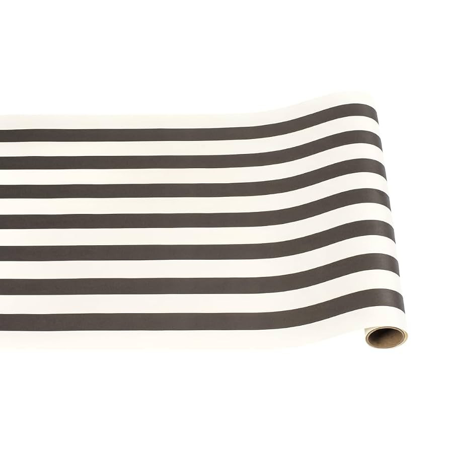 Black and White Striped Paper Table Runner - 25' Long x 20" Wide | Amazon (US)