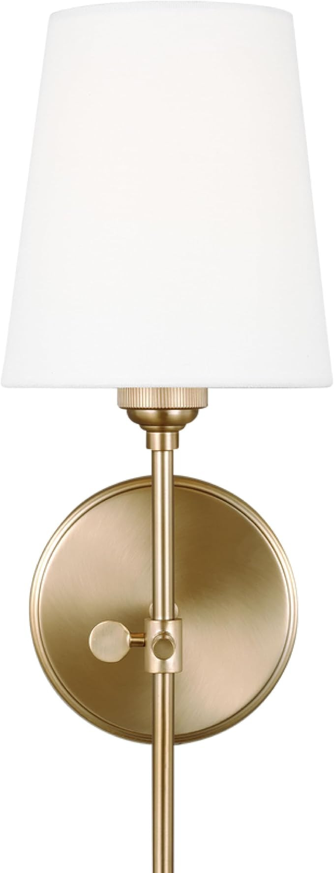 Generation Lighting Baker 1-Light Hardwired Wall Sconce in Satin Brass | Amazon (US)