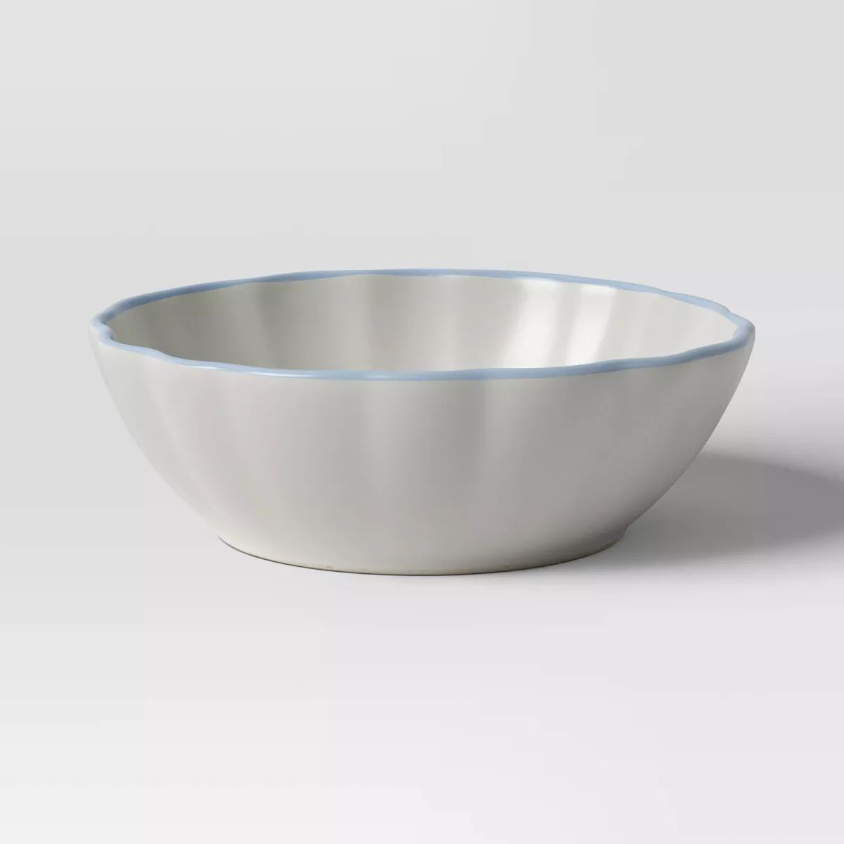 22oz Stoneware Pasta Bowl Gray - Threshold™ | Target