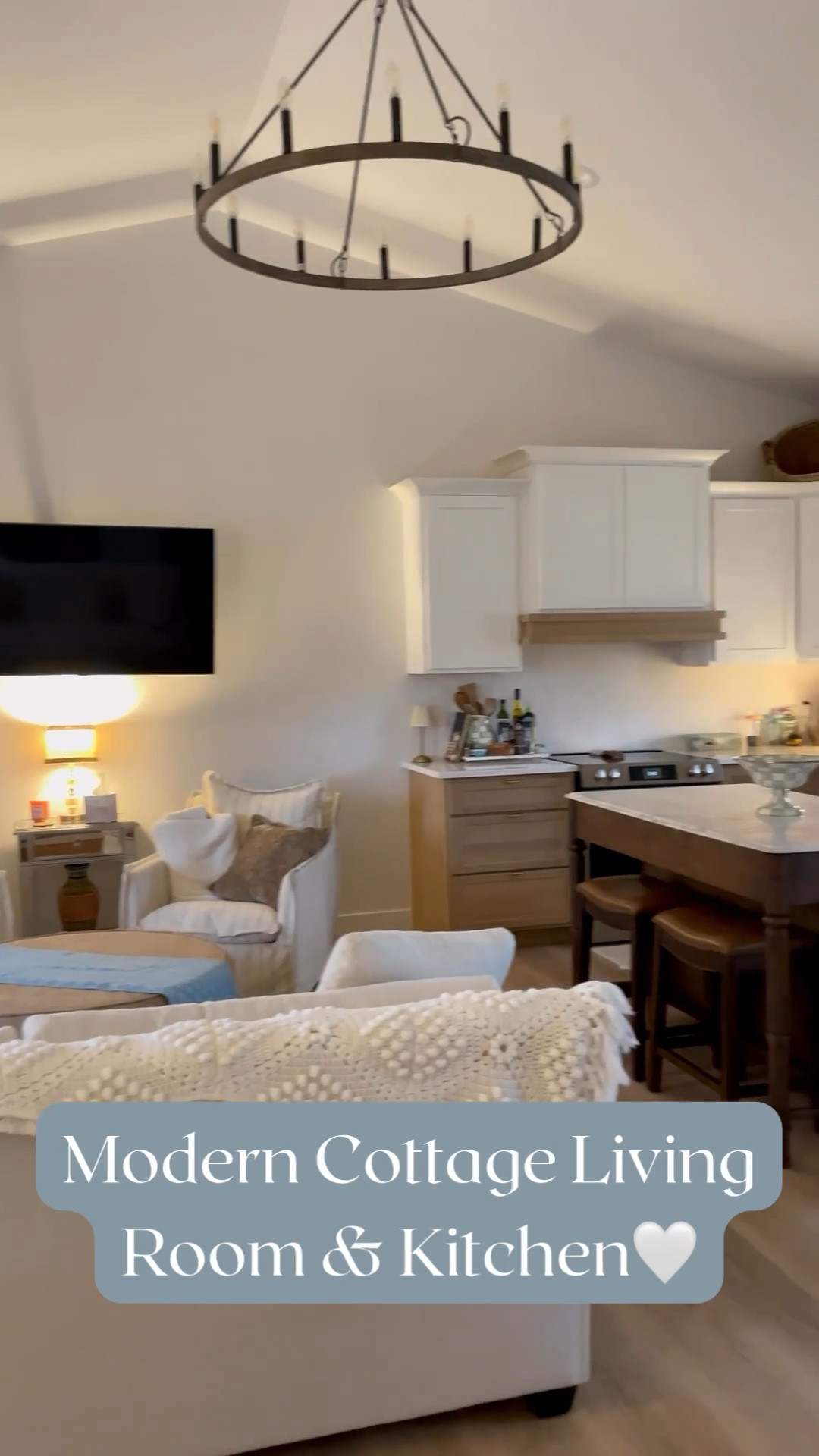 Modern cottage living room and kitchen! Home refresh, living room refresh 

#LTKSeasonal #LTKHome #LTKStyleTip