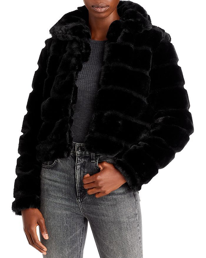 Cropped Faux Fur Jacket | Bloomingdale's (US)