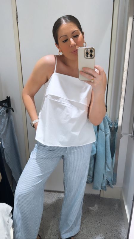 Another pair of linen pants I fell for.  Wearing size medium here.  I can’t wait to wear these this summer.  

Also really loved this A-line top.  Would you believe it was less than $10!! Wearing medium here too. 

#LTKfindsunder50 #LTKstyletip #LTKtravel