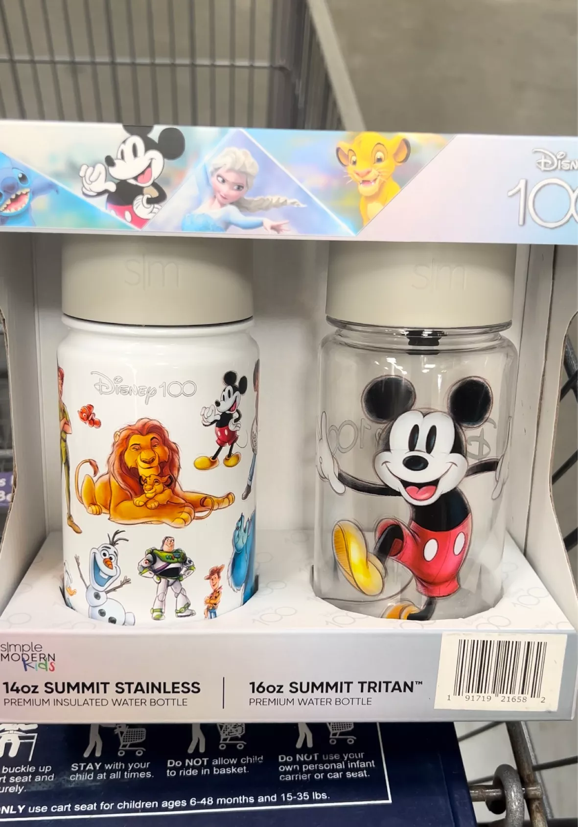 Simple Modern Kids Disney Water Bottle 2-Pack Set, 16-oz. Break