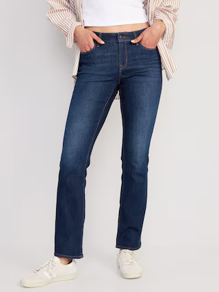 Mid-Rise Kicker Boot-Cut Jeans for Women | Old Navy (US)