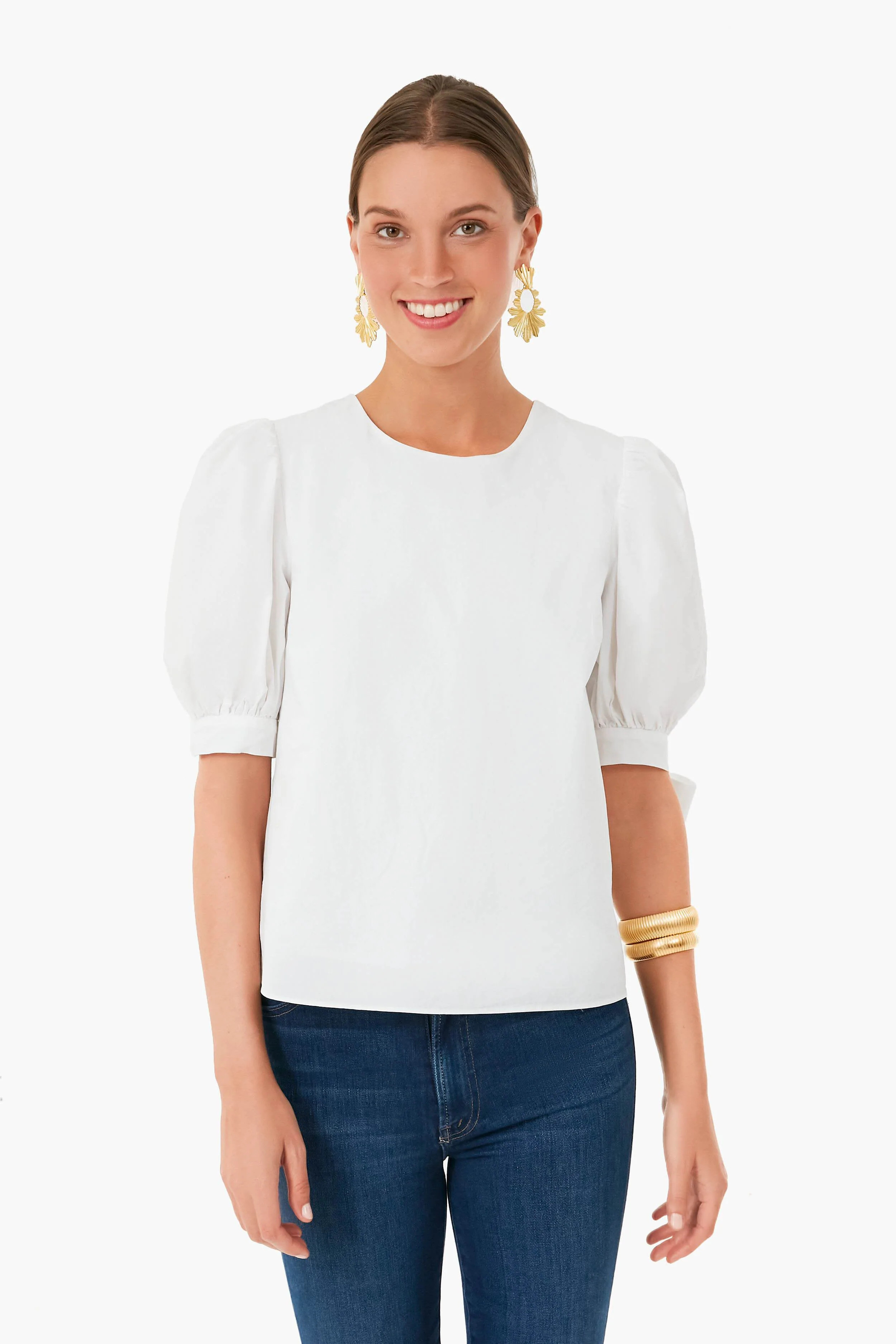 White Rachel Blouse | Tuckernuck (US)
