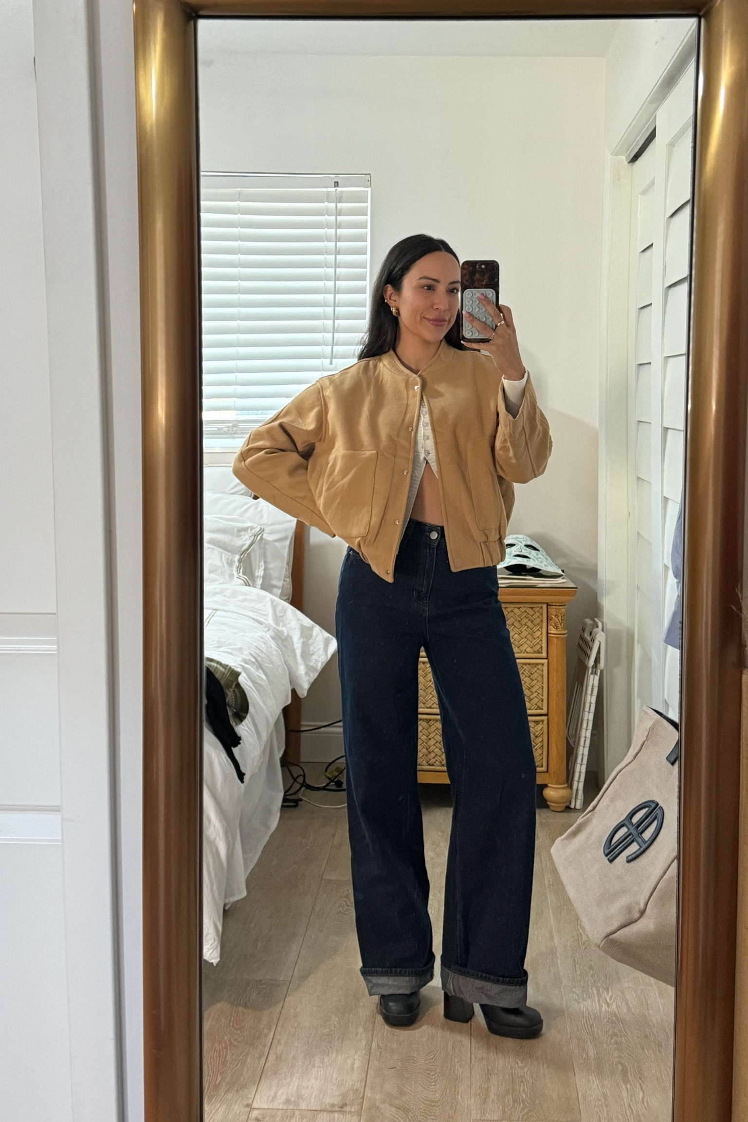 Such a perfect elevated fall outfit. Jeans I’m wearing Aug 6 (us 2) I’d size down unless you like them oversized like me! 

#LTKStyleTip #LTKFindsUnder100