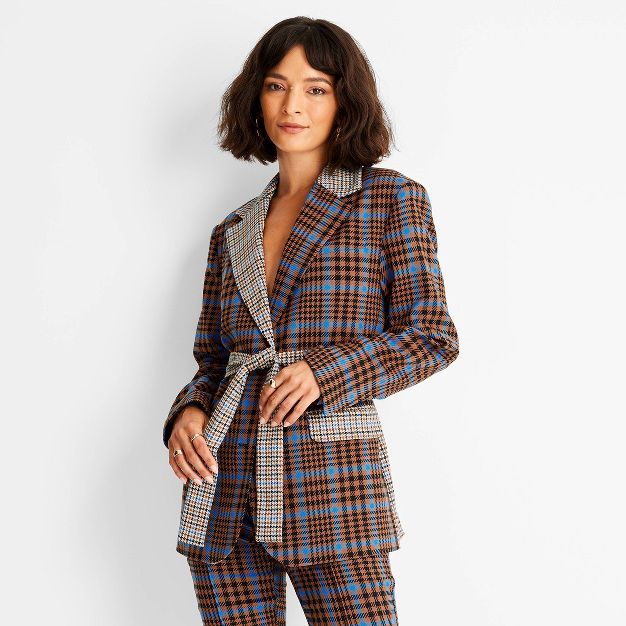 Women's Tie-Front Blazer - Future Collective™ with Kahlana Barfield Brown | Target